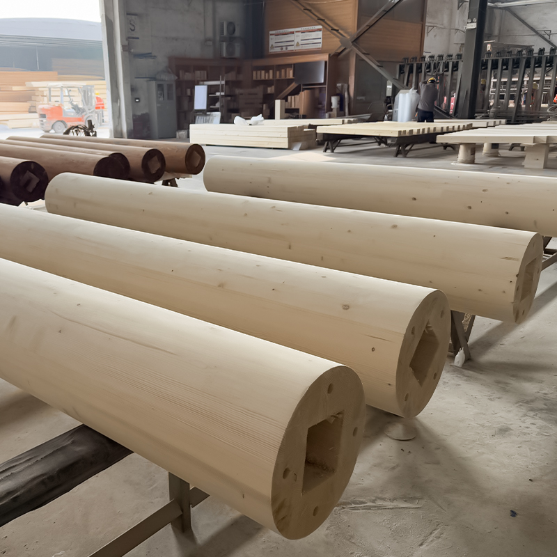 Furu Rund Limtresøyle